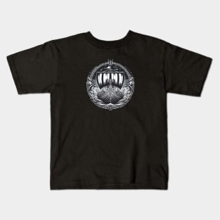 Viking Saga: Ancient Norse Ship Kids T-Shirt